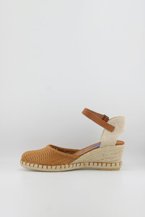 Verbenas Suede Espadrille Wedge Sandals